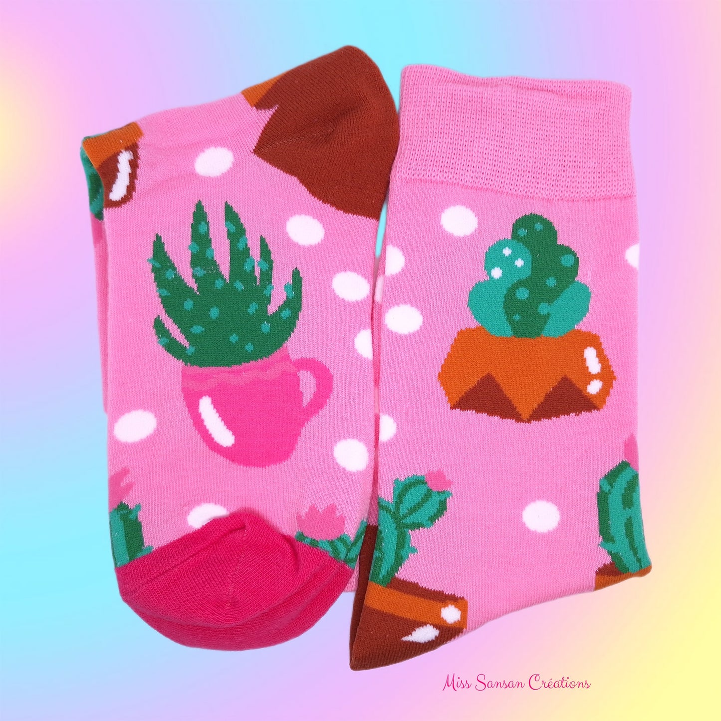 Chaussettes Fleuries