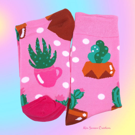 Chaussettes Fleuries