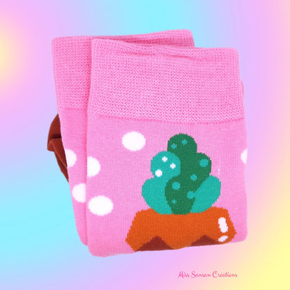 Chaussettes Fleuries