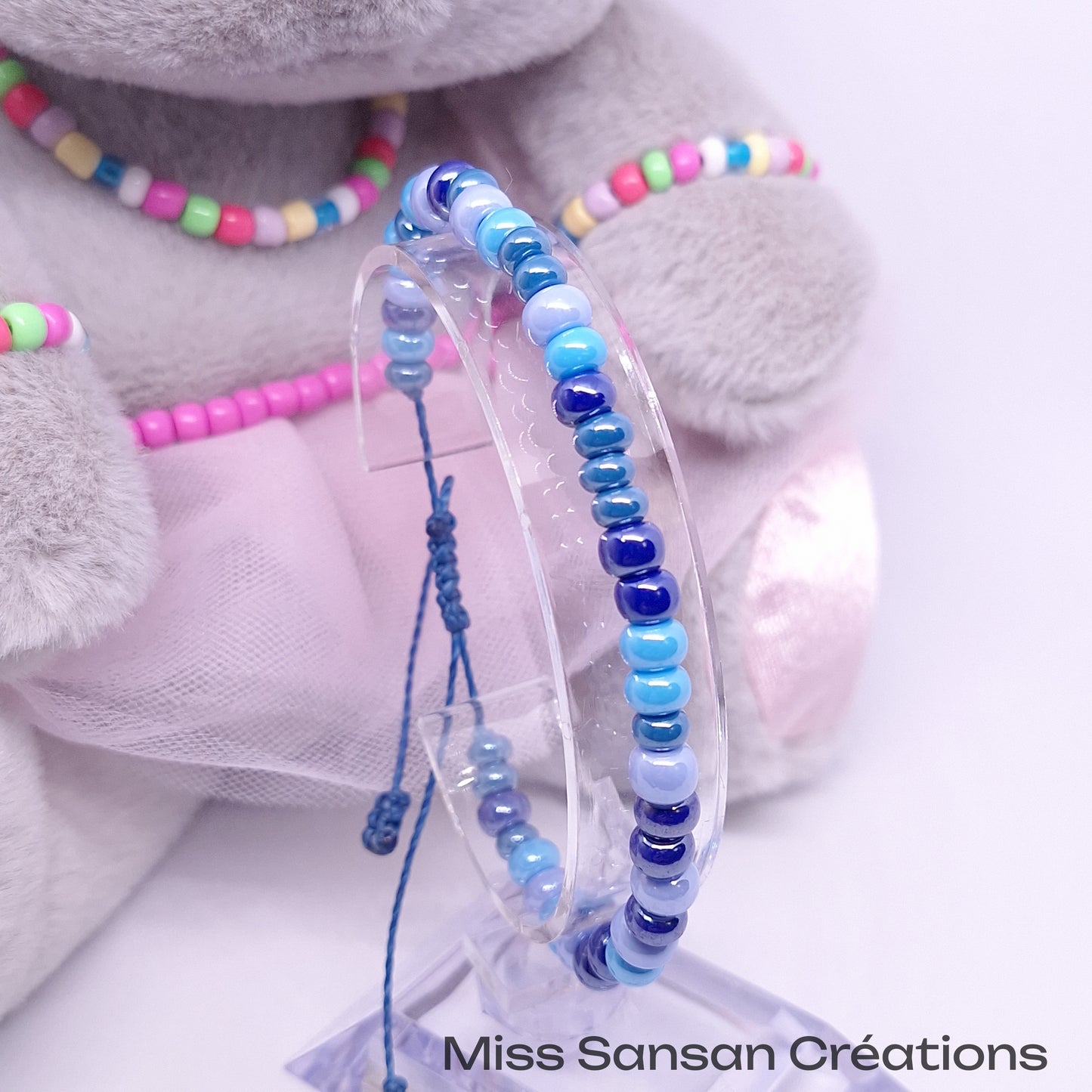 Bracelet PopArt - mix Bleu