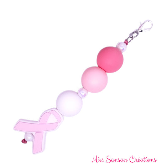 Breloque Octobre Rose