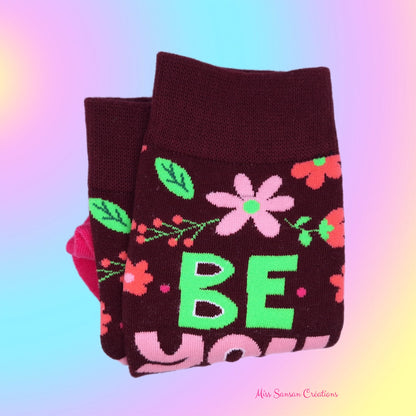 Chaussettes Fleuries