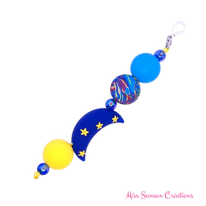 Breloque Étoile & Lune