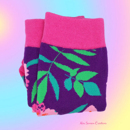Chaussettes Fleuries