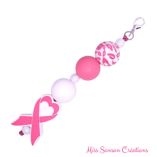 Breloque Octobre Rose