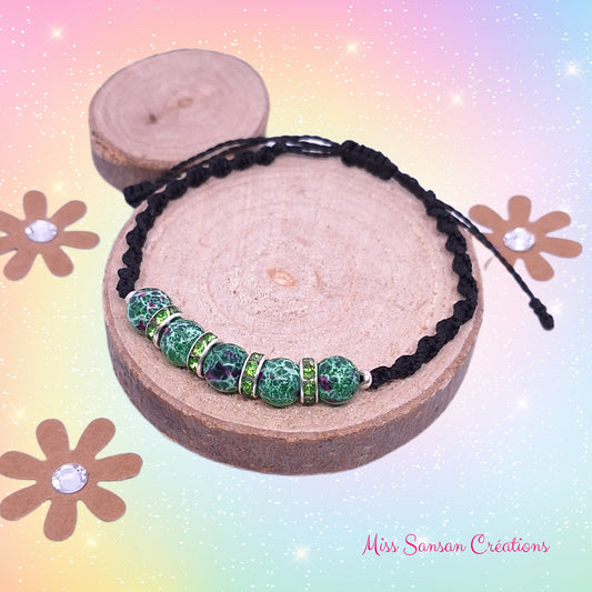 Bracelet "BlingBling" vert