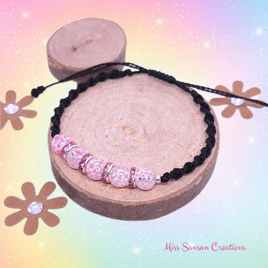 Bracelet "BlingBling" rose